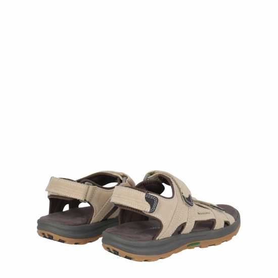 Мъжки Туристически Сандали Karrimor Antibes Leather Mens Walking Sandals Пясък Мъжки туристически обувки