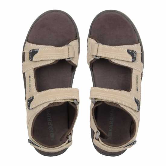 Мъжки Туристически Сандали Karrimor Antibes Leather Mens Walking Sandals Пясък Мъжки туристически обувки