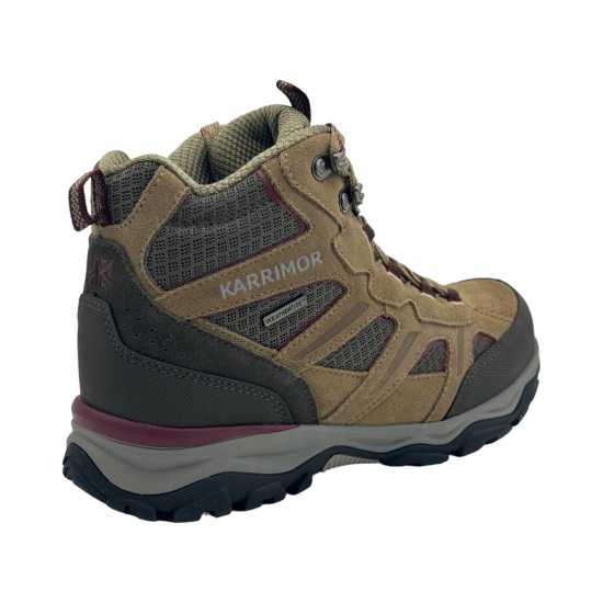 Туристически Обувки Karrimor Mount Mid Ladies Waterproof Walking Boots Кафяво 