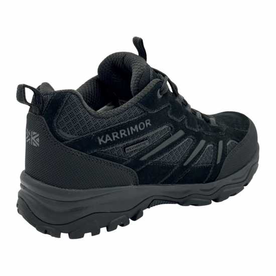 Karrimor Mount Low Ladies Waterproof Walking Shoes Black/Black Outdoor Shoe Finder Results