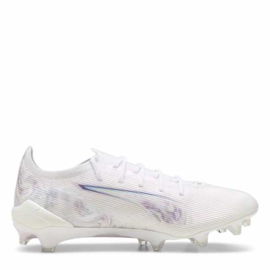 Puma Ultra 5 Ultimate Womens Firm Ground Football Boots Бяло/Черно/Лилаво 