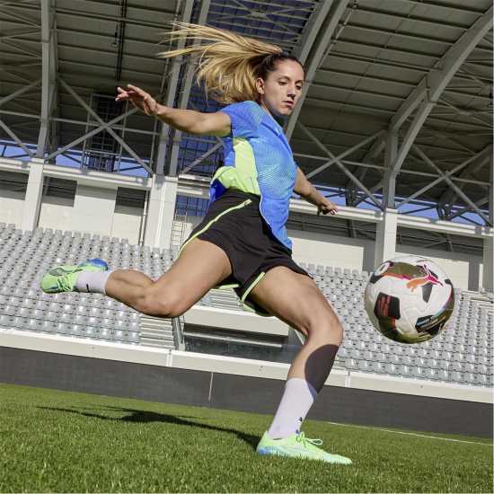 Puma Ultra 5 Ultimate Womens Firm Ground Football Boots Зелено/Бяло/Синьо 