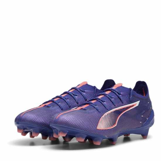 Puma Ultra 5 Ultimate Womens Firm Ground Football Boots Лилаво/Бяло/Оранжево 