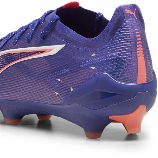 Puma Ultra 5 Ultimate Womens Firm Ground Football Boots Лилаво/Бяло/Оранжево 