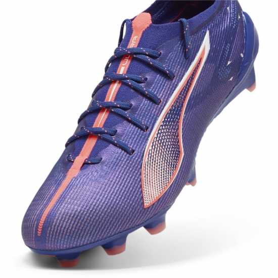 Puma Ultra 5 Ultimate Womens Firm Ground Football Boots Лилаво/Бяло/Оранжево 