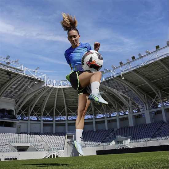 Puma King Ultimate Womens Firm Ground Football Boots Сиво/Жълто 