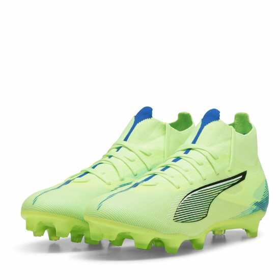 Puma Ultra 5 Match Womens Firm Ground Football Boots Зелено/Бяло/Синьо 