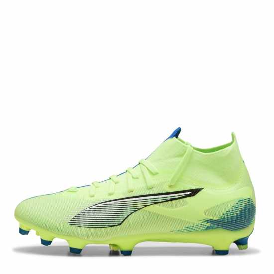 Puma Ultra 5 Match Womens Firm Ground Football Boots Зелено/Бяло/Синьо 