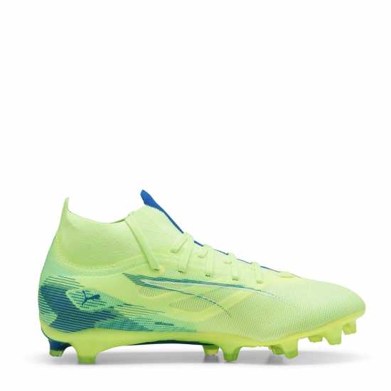 Puma Ultra 5 Match Womens Firm Ground Football Boots Зелено/Бяло/Синьо 