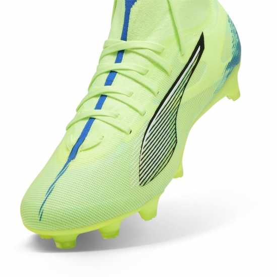 Puma Ultra 5 Match Womens Firm Ground Football Boots Зелено/Бяло/Синьо 