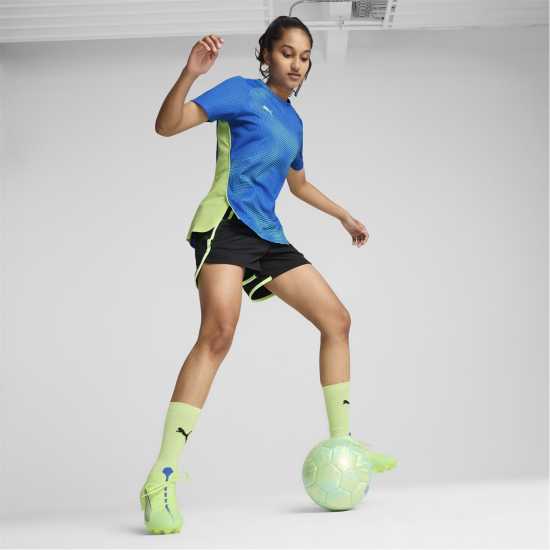 Puma Ultra 5 Match Womens Firm Ground Football Boots Зелено/Бяло/Синьо 