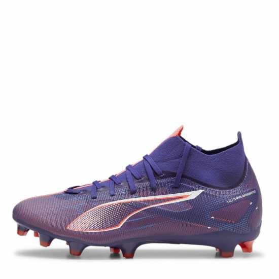 Puma Ultra 5 Match Womens Firm Ground Football Boots Лилаво/Бяло/Оранжево 