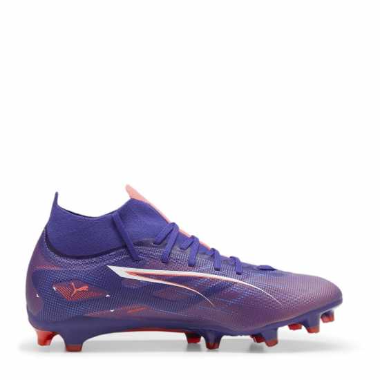 Puma Ultra 5 Match Womens Firm Ground Football Boots Лилаво/Бяло/Оранжево 