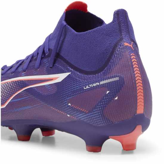 Puma Ultra 5 Match Womens Firm Ground Football Boots Лилаво/Бяло/Оранжево 