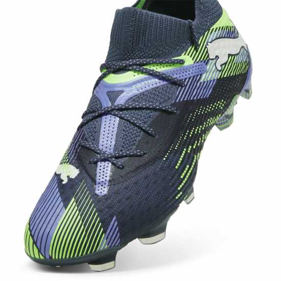 Puma Future 7 Ultimate Womens Firm Ground Football Boots Сиво/Бяло/Зелено Формула Пакет