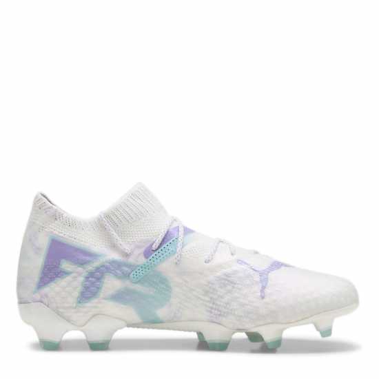 Puma Future 7 Ultimate Womens Firm Ground Football Boots Бяло/Черно/Лилаво Формула Пакет