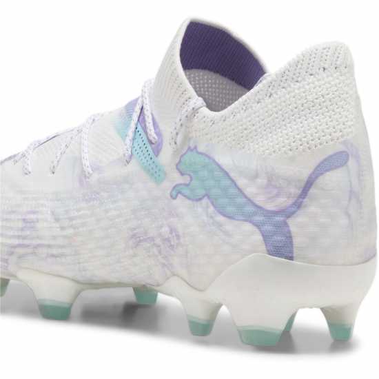 Puma Future 7 Ultimate Womens Firm Ground Football Boots Бяло/Черно/Лилаво Формула Пакет