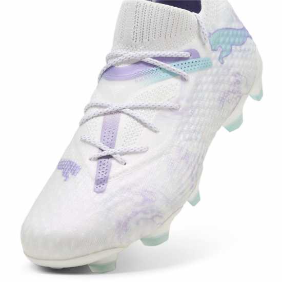 Puma Future 7 Ultimate Womens Firm Ground Football Boots Бяло/Черно/Лилаво Формула Пакет