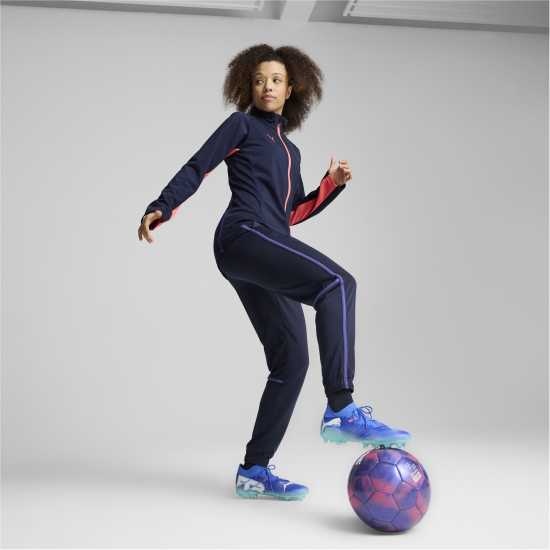 Puma Future 7 Match Womens Firm Ground Football Boots Синьо/Бяло/Зелено Формула Пакет