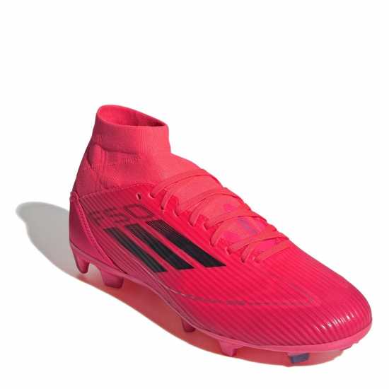 Adidas F50 League Mid-Cut Womens Firm Ground Football Boots Розово/Черно 