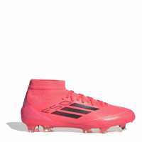 Adidas F50 Pro Mid-Cut Womens Firm Ground Football Boots Турбо/Черно/Платина 