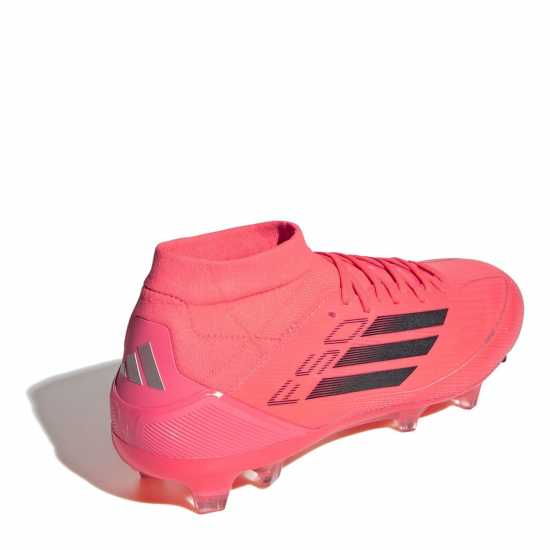 Adidas F50 Pro Mid-Cut Womens Firm Ground Football Boots Турбо/Черно/Платина 