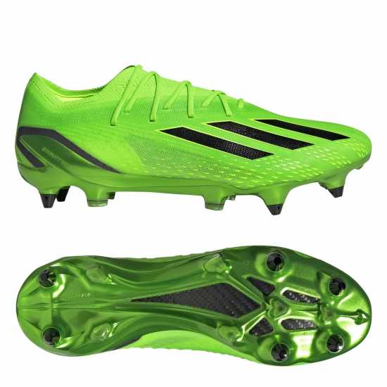 Adidas X Speedportal.1 Soft Ground Football Boots Зелен/Черен/Жълт 