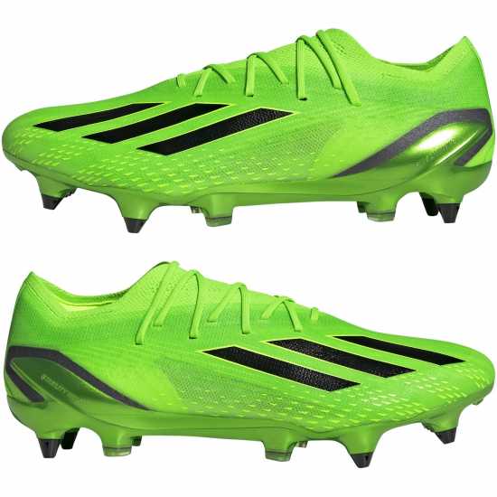 Adidas X Speedportal.1 Soft Ground Football Boots Зелен/Черен/Жълт 