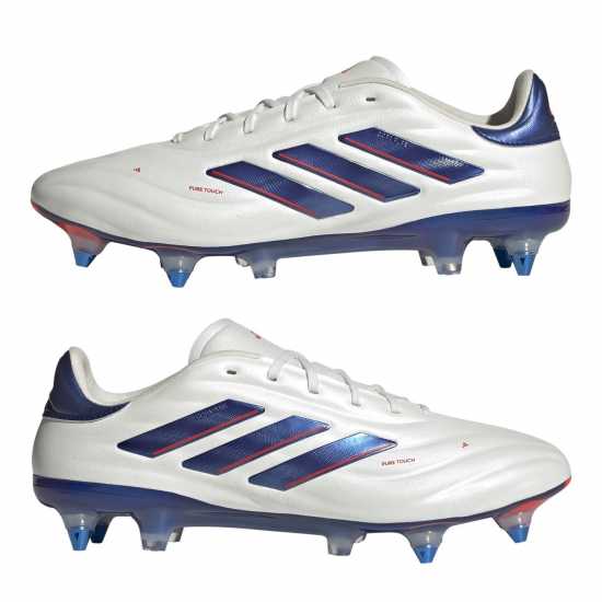 Adidas Copa Pure 2 Elite Soft Ground Football Boots Бяло/Синьо Мъжки футболни бутонки