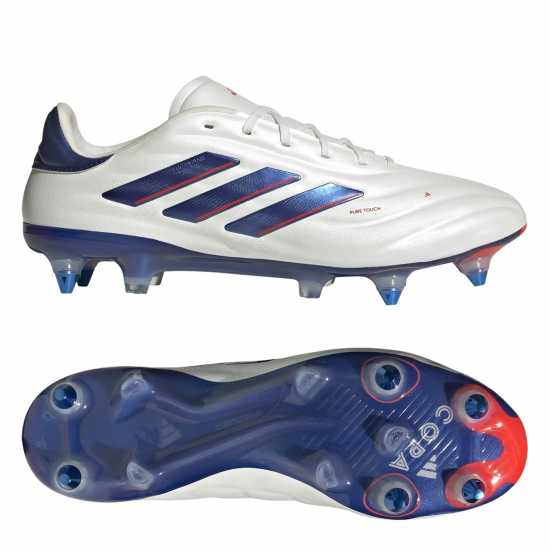 Adidas Copa Pure 2 Elite Soft Ground Football Boots Бяло/Синьо Мъжки футболни бутонки