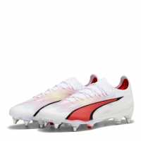 Puma Ultra Ultimates.1 Soft Ground Football Boots Бяло/Розово 