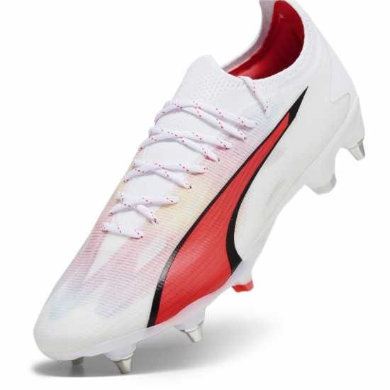 Puma Ultra Ultimates.1 Soft Ground Football Boots Бяло/Розово 