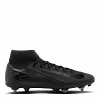 Nike Zoom Mercurial Superfly 10 Academy Soft Ground Football Boots Черно/Зелено 