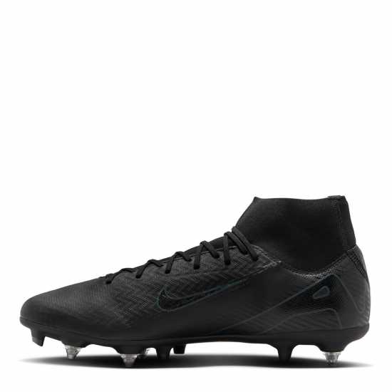 Nike Zoom Mercurial Superfly 10 Academy Soft Ground Football Boots Черно/Зелено 