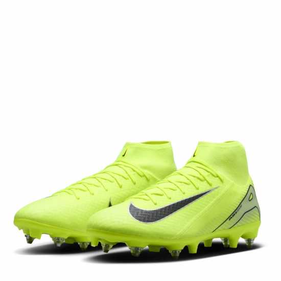 Nike Zoom Mercurial Superfly 10 Academy Soft Ground Football Boots Volt/Black 