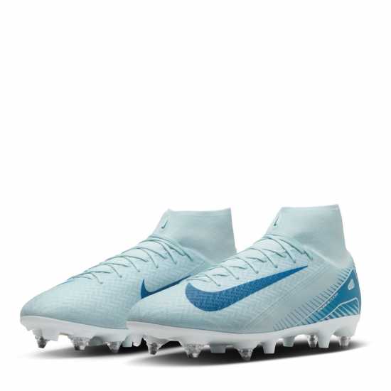 Nike Zoom Mercurial Superfly 10 Academy Soft Ground Football Boots Синьо/Балтийско 