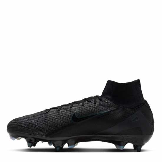 Nike Mercurial Superfly 10 Elite Soft Ground Football Boots Черно/Зелено 