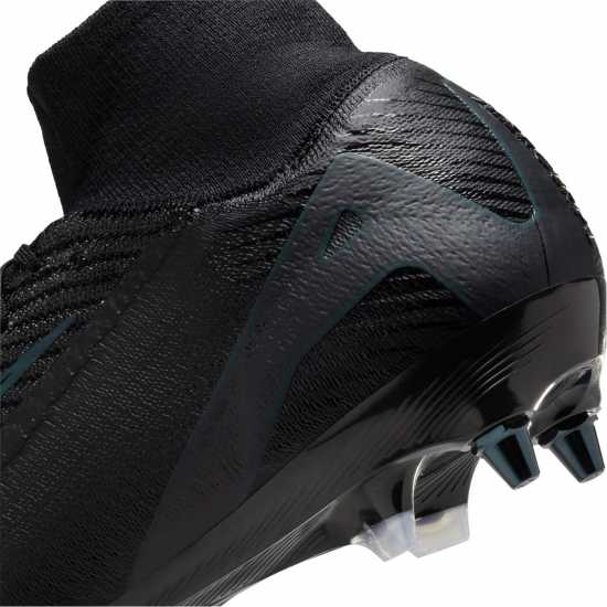 Nike Mercurial Superfly 10 Elite Soft Ground Football Boots Черно/Зелено 