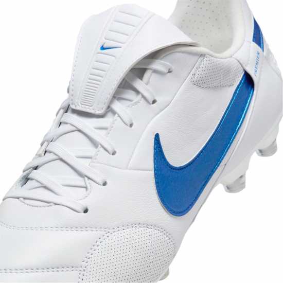 Nike Premier 3 Firm Ground Football Boots Бяло/Синьо 