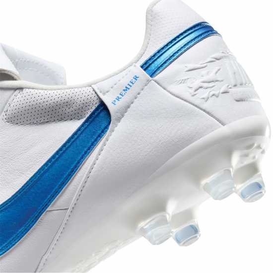 Nike Premier 3 Firm Ground Football Boots Бяло/Синьо 