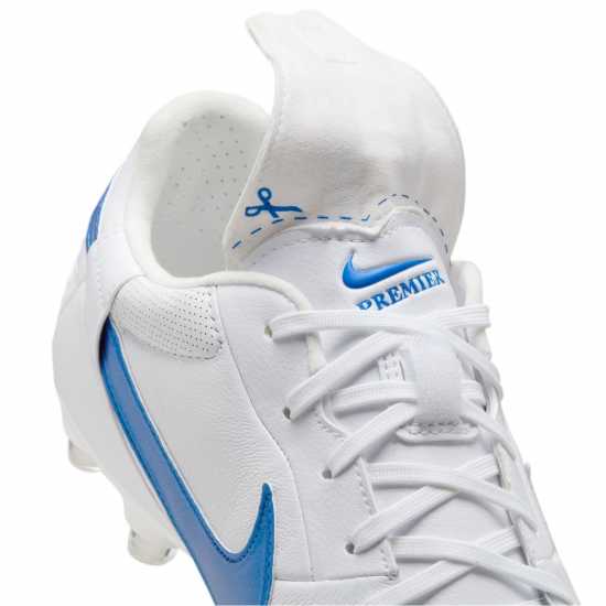 Nike Premier 3 Firm Ground Football Boots Бяло/Синьо 