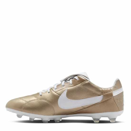 Nike Premier 3 Firm Ground Football Boots Злато/Бяло Мъжки футболни бутонки