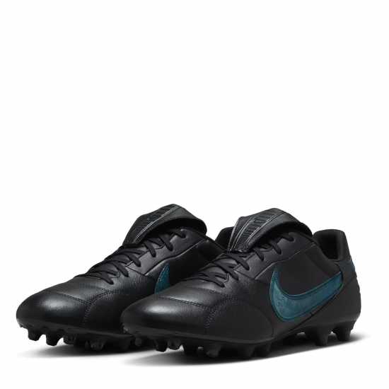 Nike Premier 3 Firm Ground Football Boots Черно/Зелено 