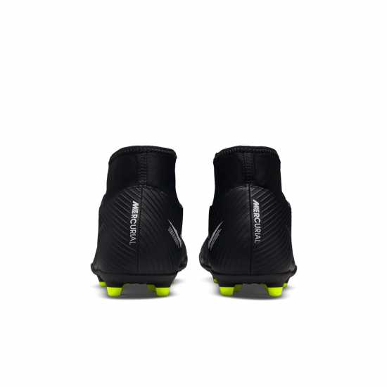 Nike Mercurial Superfly Club Firm Ground Football Boots Черно/Сиво/Бяло Футболни стоножки