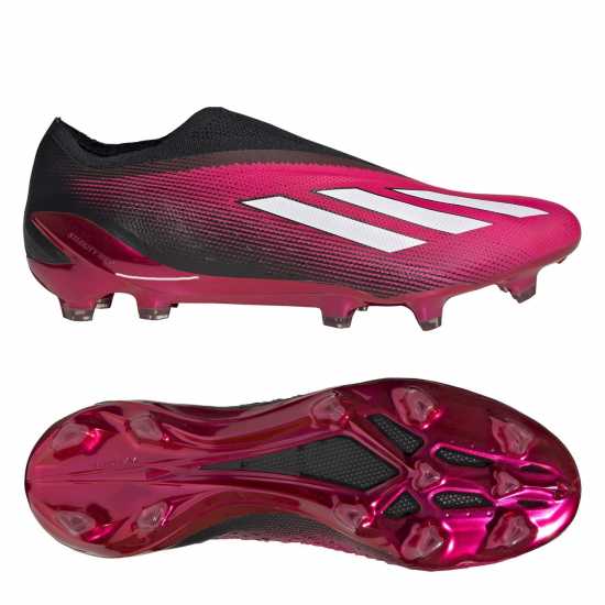 Adidas X Speedportal+ Firm Ground Football Boots Розово/Черно Футболни стоножки