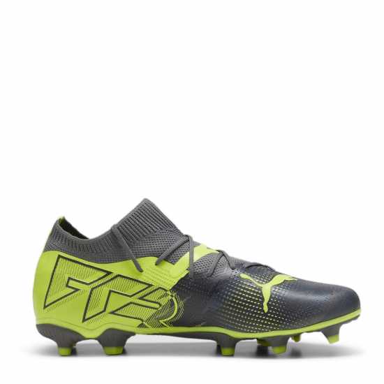 Puma Future 7 Match Rush Firm Ground Football Boots Сиво/Лайм Футболни стоножки