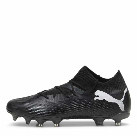 Puma Future 7 Match Rush Firm Ground Football Boots Черно/Бяло Футболни стоножки