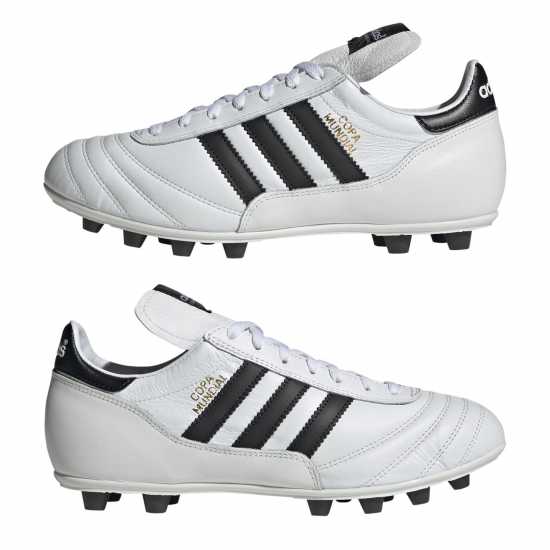 Adidas Copa Mundial Firm Ground Football Boots White/Black Футболни стоножки