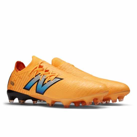 New Balance Furon V7+ Pro Firm Ground Football Boots Оранжево/ Сребърно 