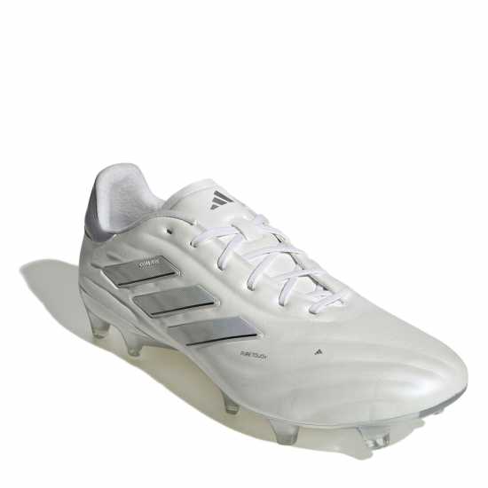 Adidas Copa Pure Elite Firm Ground Football Boots White/Silver Мъжки футболни бутонки